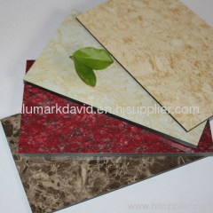 granite texture/marble vein surface aluminum composite panel for cladding facade decoration