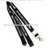ECO Friendly Straps Lanyards, Recycle PET Lanyard With Plastic Buckle, Metal Hook, Crimp