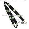 Silk Screen Print Recycled PET Lanyard With Safety Break, Metal Hook