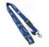 Custom Printed Polyester Cell Phone Lanyard, Reflective Lanyards With Phone Holder, Metal Hook