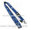 Custom Printed Polyester Cell Phone Lanyard, Reflective Lanyards With Phone Holder, Metal Hook