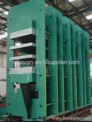 Large pressure frame vulcanizing machine