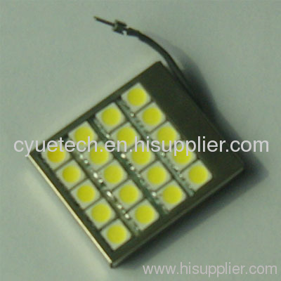 Auto led lamp panel, car led light, 20smd 5050