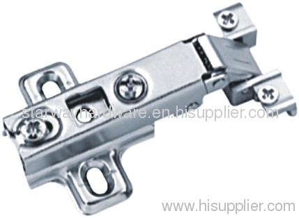 Clip-on aluminum frame hinge