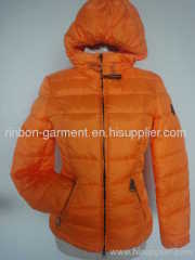 ORANGE WOMAN WINTER DOWN JACKET.