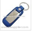 Leather Keychain /keyring With Zinc Alloy Metal