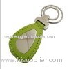 New style! Loop leather & metal strap keyring/Leather key chain/Leather keyfob