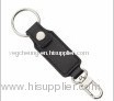 promotional high quality leather keyring /gift for men