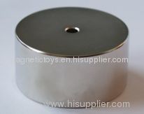 Super high quality round NdFeB magnet with hole