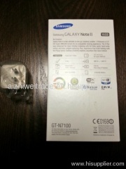 Wholesale original brand new Samsung Galaxy Note II 16GB N7100 Factory Unlocked Low Price Free Shipping