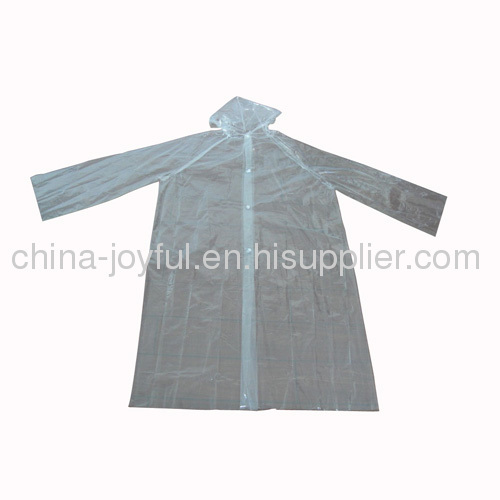 Disposable LDPE Adult Raincoat