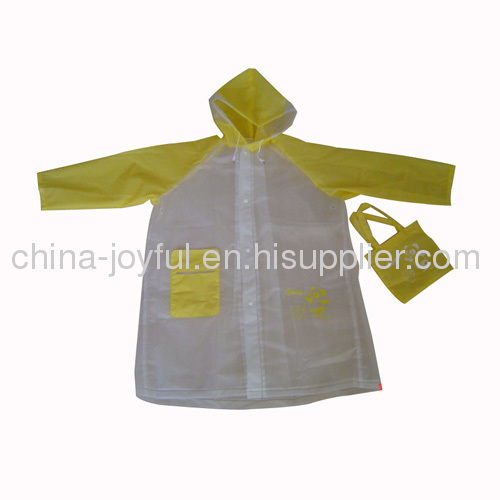 EVA Kids Raincoat with Printing