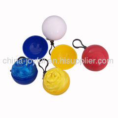 Poncho Ball with Keyring in Assorted Colors