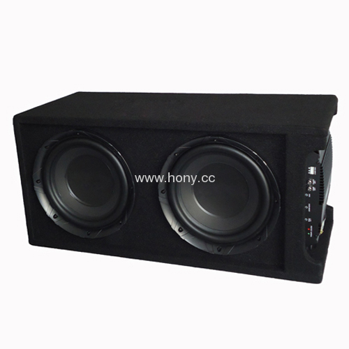 Dual 10" Active subwoofer enclosure