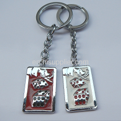 hot selling fashion metal alloy keychains
