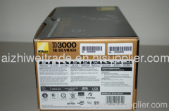 Wholesale original brand new Nikon D3000 10.2MP Digital SLR Camera Low Price Free Shipping
