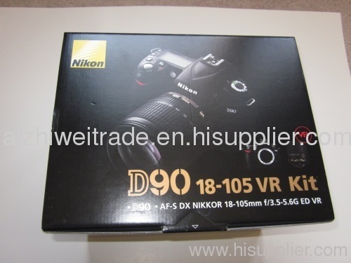 Wholesale original brand new Nikon D90 12.3MP Digital SLR Camera Low Price Free Shipping