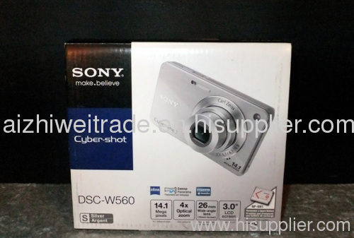 Wholesale original brand new Sony Cyber-Shot DSC-W560 HD 14.1MP Digital Camera Low Price Free Shipping