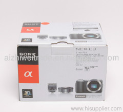 Wholesale original brand new Sony Alpha NEX-C3 16.2MP Digital Camera Low Price Free Shipping