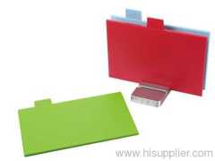 3pcs colour coded index chopping board