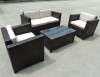 Outdoor wicker patio garden furniture sofa chair small knock down sets