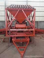 Alluvial land mobile gold washing plant