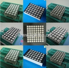 Square dot matrix led display