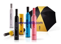 Promotional red wine bottle shape umbrella