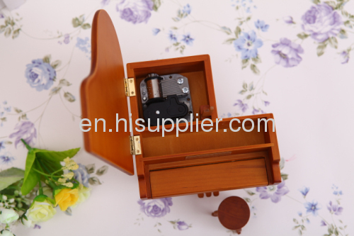 Logs grand piano music box jewelry box simulation music box