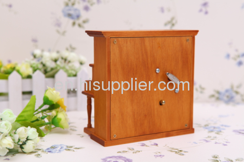 The simulation solid wood upright piano music box