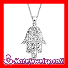 Hamsa Hand Pendant Necklace