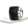 Knuckle Duster Mug Fisticup Finger Handle Brass Ring Fist Coffee Milk Cup Gift