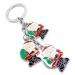 Christmas gifts metal keychains