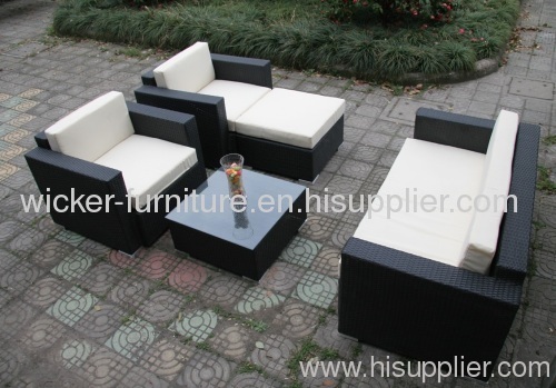 Comfortable outdoor wicker furniture sofa sets