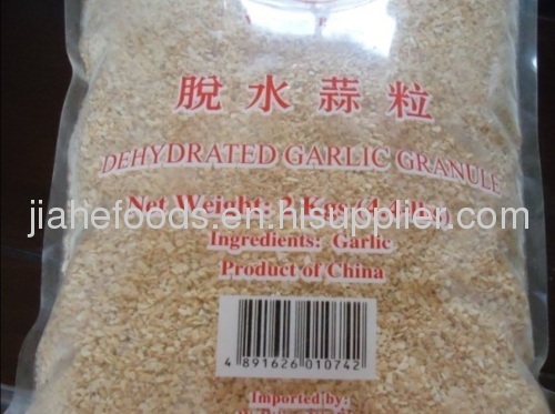 Chinese Minced garlic granule of 2kg/bag earth's pride 100% natural