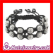 2 Row Czech Crystal Shamballa Bracelets