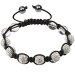 2 Row Czech Crystal Shamballa Bracelets