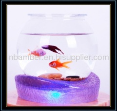 fish jar with "nest" base