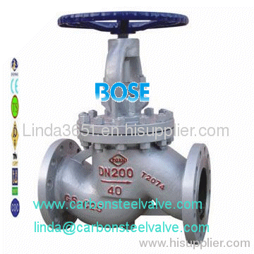 DIN 1.0619 flange globe valve