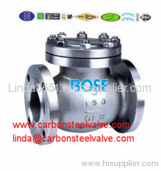 A890 Grade 4A/5A/6A flanged check valve