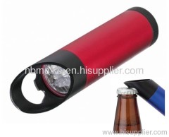 Aluminium Flashlight with Bottle Opener; Bottle Opener Torch