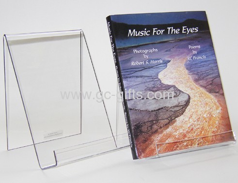 Custom acrylic countertop book holders