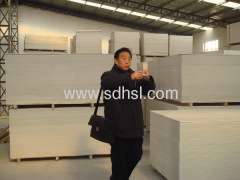 gypsum bonded wood particle board
