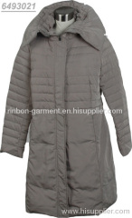 PLUS SIZE LONG WINTER DOWN COAT.