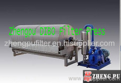 Filter press Zhengpu DIBO Vacuum Rotary Drum Filter Press