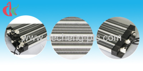 Non-surface-electrified PTC Ripple Heater