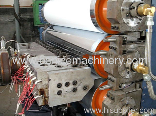 PVC sheet extruding machine manufacture