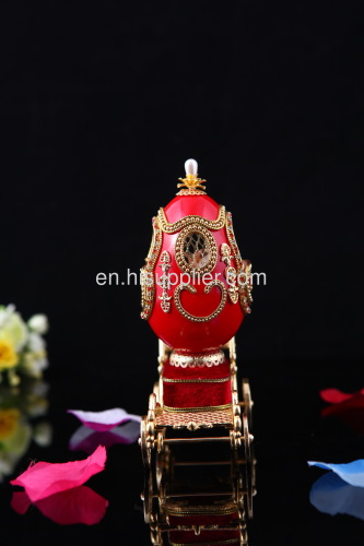 European royal egg carving the Music Box marriage carriage egg carving jewelry box