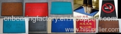 Logo floor mat Needle punch velour+ Vinyl/Crumb rubber/gel/latex/PPR backing