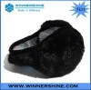 Plush earmuff headphone in stereo and clear sound